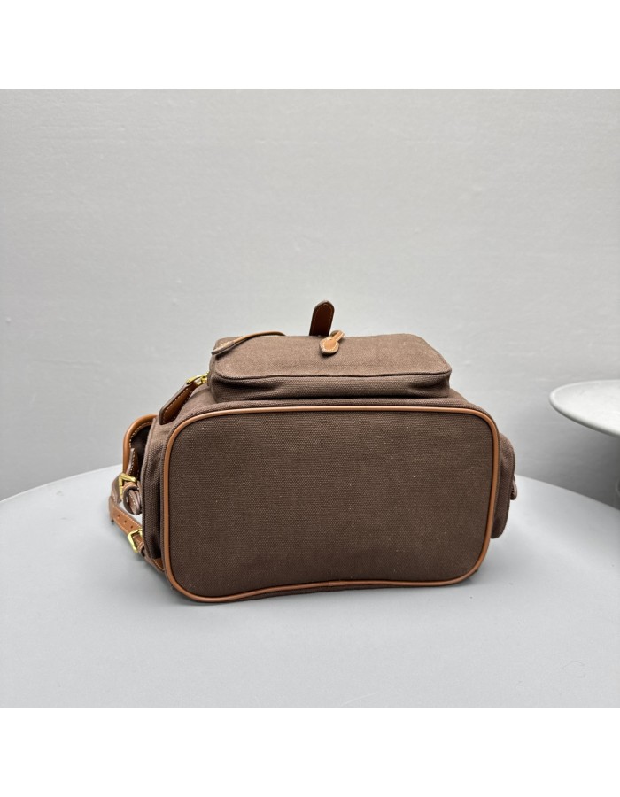 Zaino in canvas e pelle MIUMIU