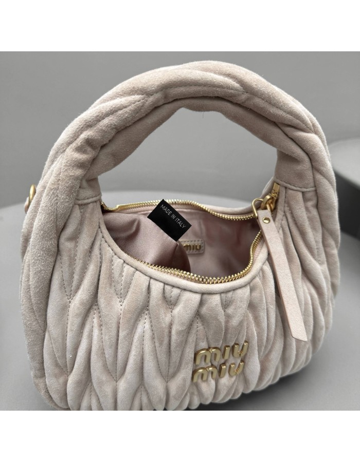 Borsa Wander in pelle scamosciata MIUMIU