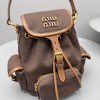 Zaino in canvas e pelle MIUMIU