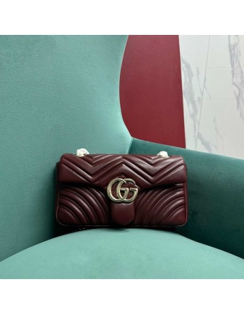 Borsa a spalla GG Marmont misura media GUCCI