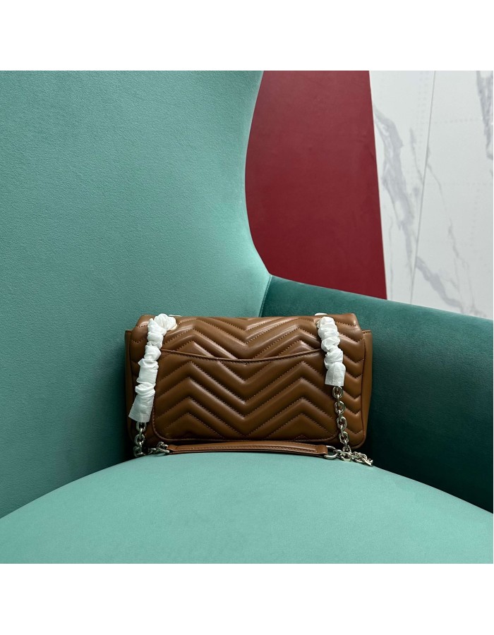 Borsa a spalla GG Marmont misura media GUCCI