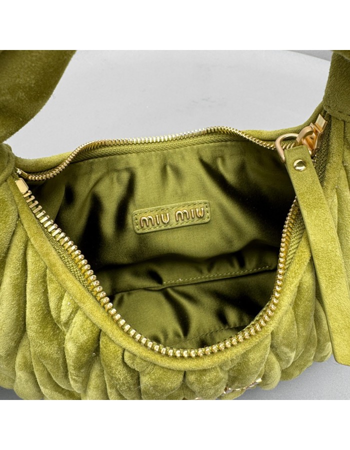 Borsa Wander in pelle scamosciata MIUMIU