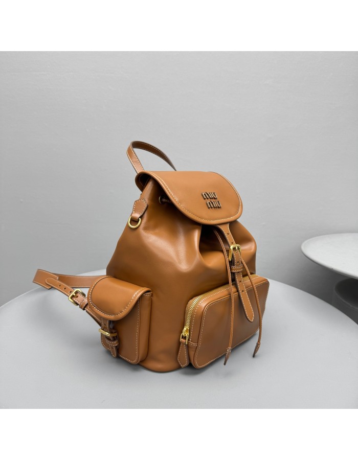 Zaino in pelle MIUMIU