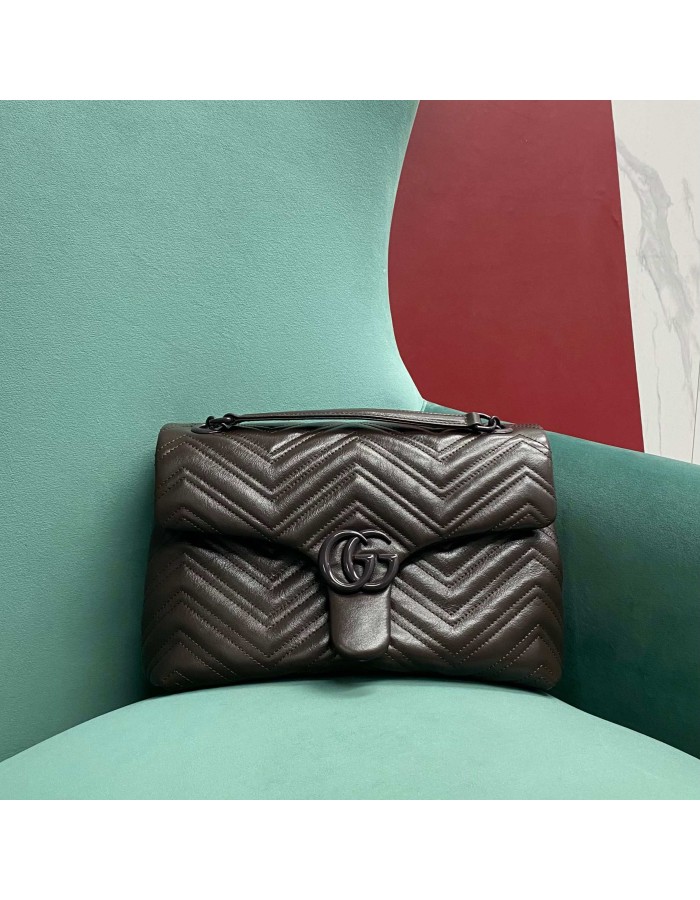 Borsa a spalla GG Marmont misura media GUCCI