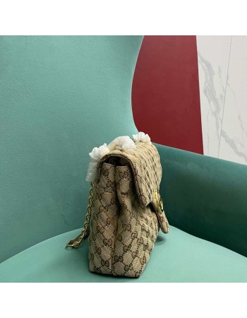 Borsa a spalla GG Marmont misura media GUCCI
