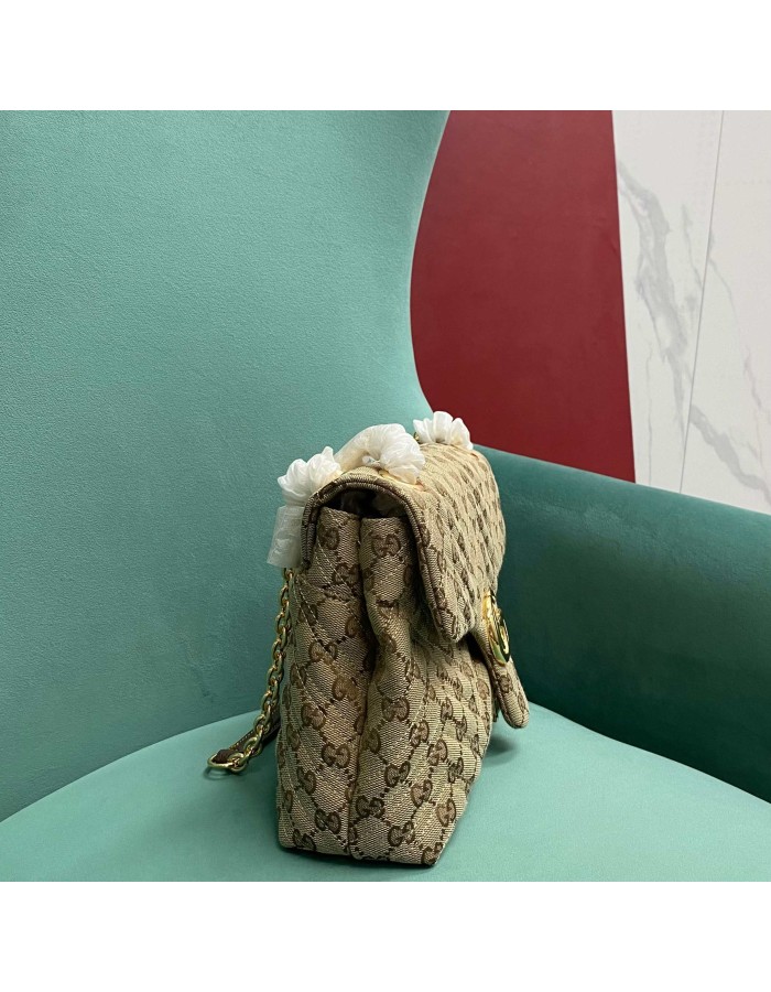 Borsa a spalla GG Marmont misura media GUCCI