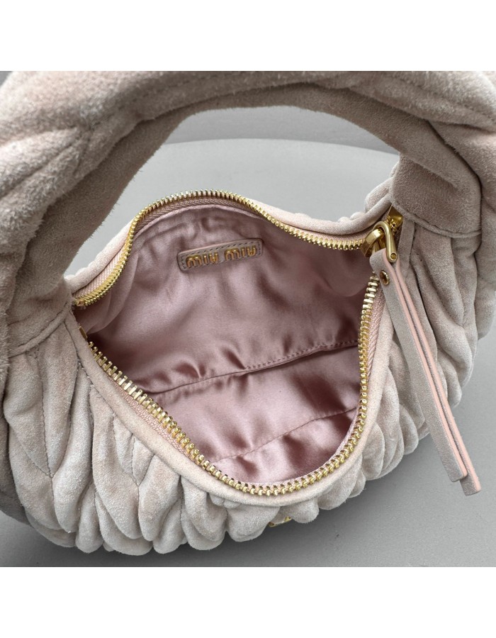 Borsa Wander in pelle scamosciata MIUMIU