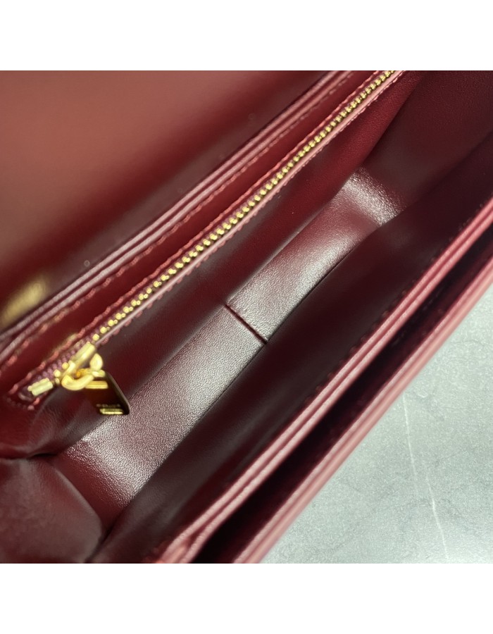 Borsa Teen Triomphe in pelle di vitello lucida CELINE