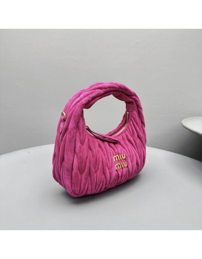 Borsa Wander in pelle scamosciata MIUMIU