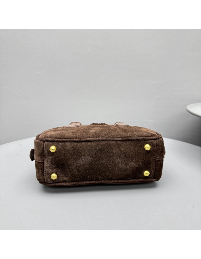 Borsa Arcadie in pelle scamosciata con imbottitura MIUMIU