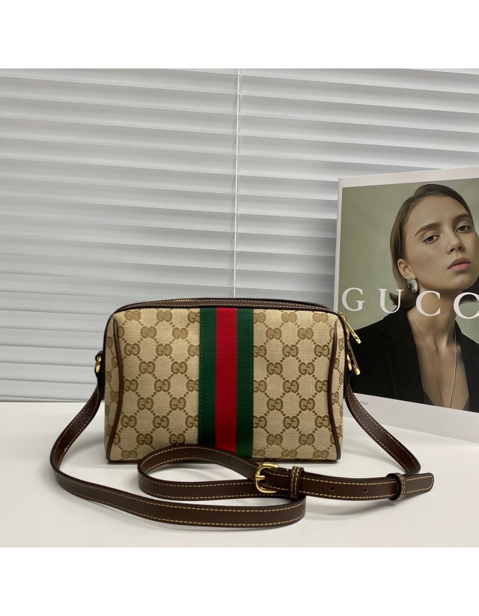 Camera bag Gucci Horsebit Web misura piccola GUCCI