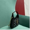 Mini borsa Jackie 1961 in lucertola con cristalli GG GUCCI