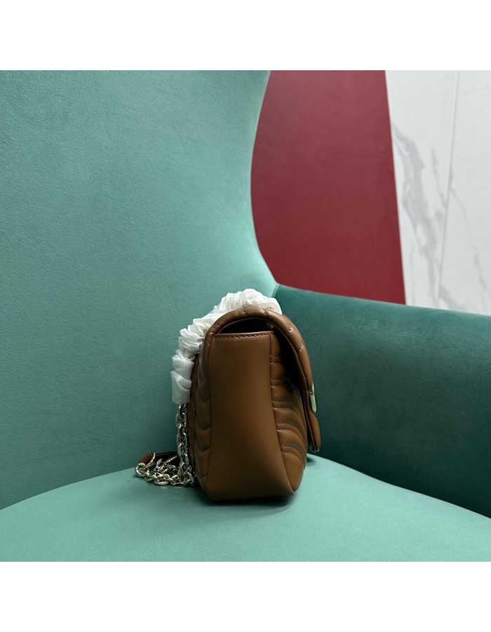 Borsa a spalla GG Marmont misura media GUCCI