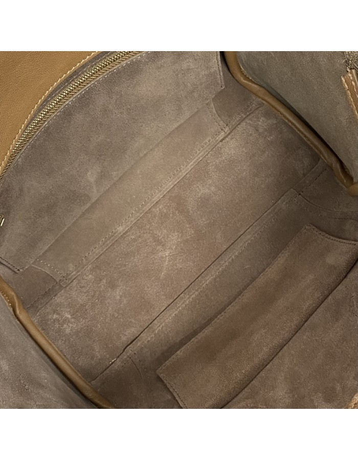 LUGGAGE PICCOLA IN MORBIDA PELLE DI AGNELLO LUCIDA CELINE