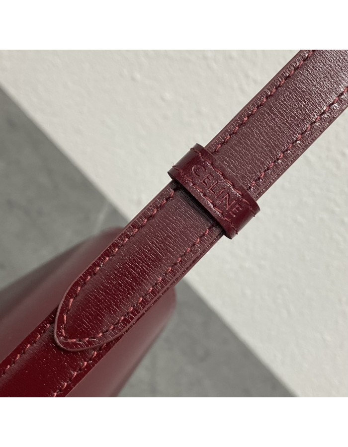 Borsa Teen Triomphe in pelle di vitello lucida CELINE