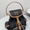 Zaino in canvas e pelle MIUMIU