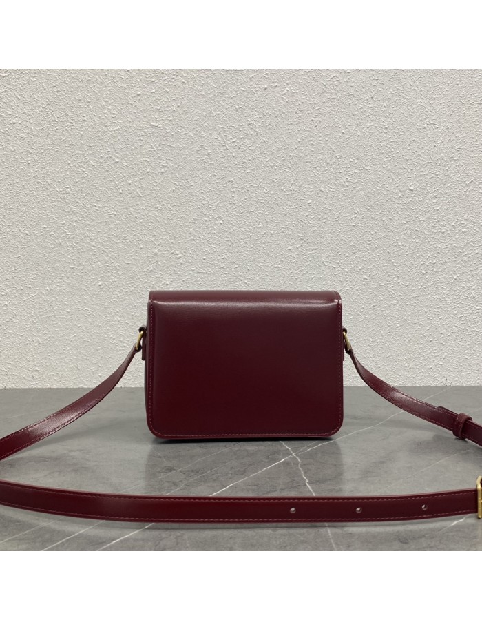 Borsa Teen Triomphe in pelle di vitello lucida CELINE