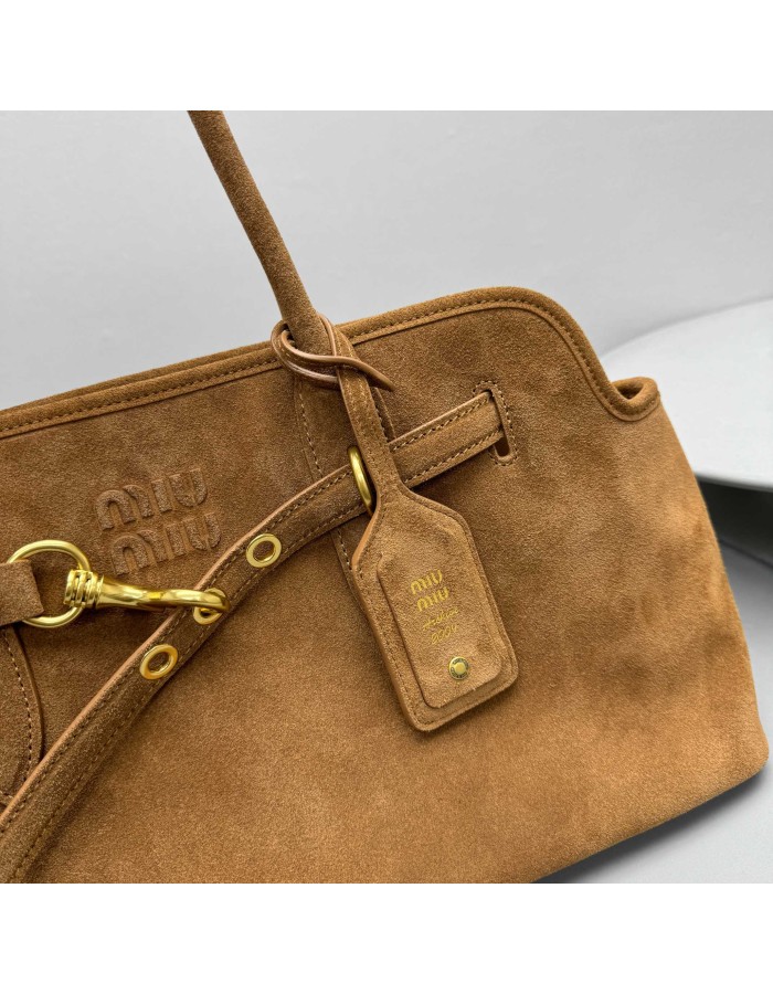 Borsa Aventure in pelle scamosciata MIUMIU