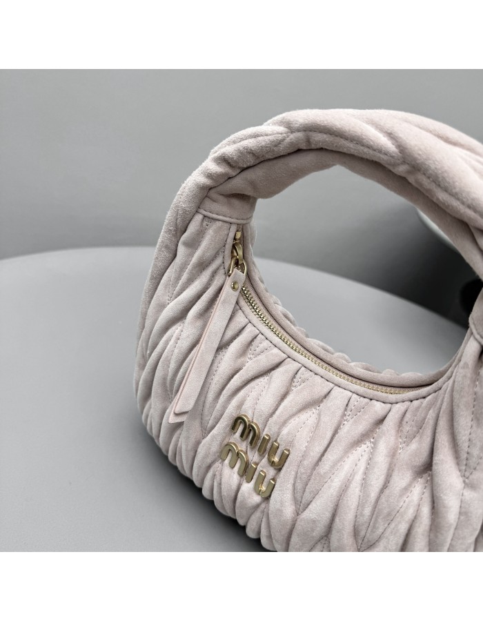Borsa Wander in pelle scamosciata MIUMIU