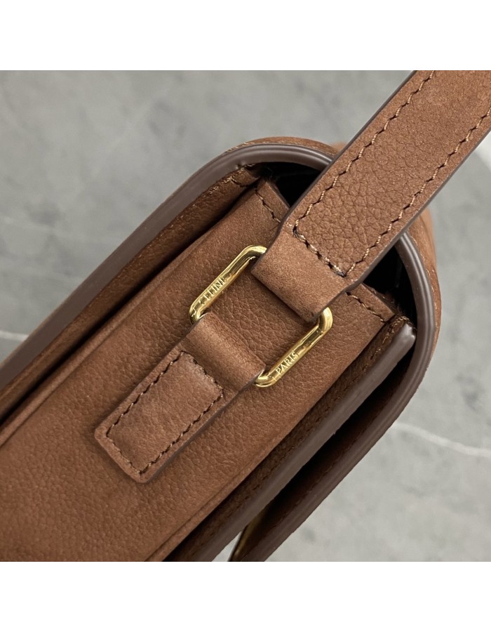 Borsa Teen Triomphe in pelle di vitello lucida CELINE