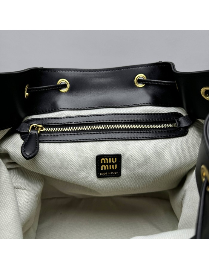 Zaino in pelle MIUMIU