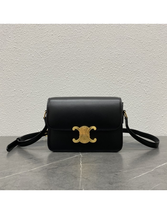 Borsa Teen Triomphe in pelle di vitello lucida CELINE