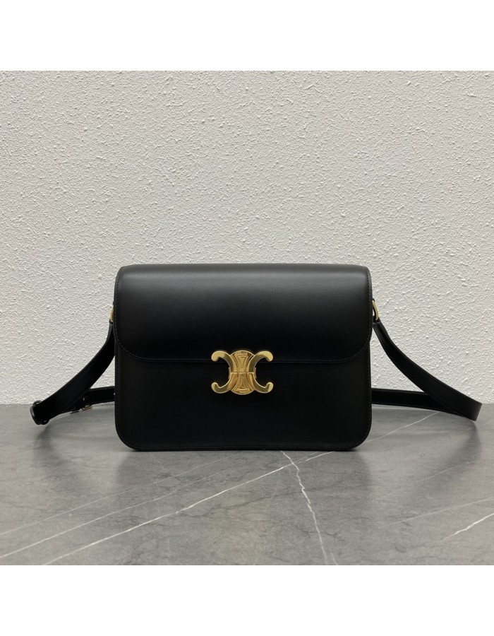 Borsa Triomphe Classique in pelle di vitello lucida CELINE