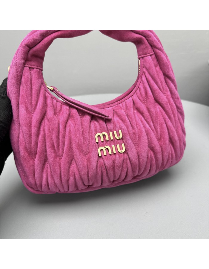 Borsa Wander in pelle scamosciata MIUMIU