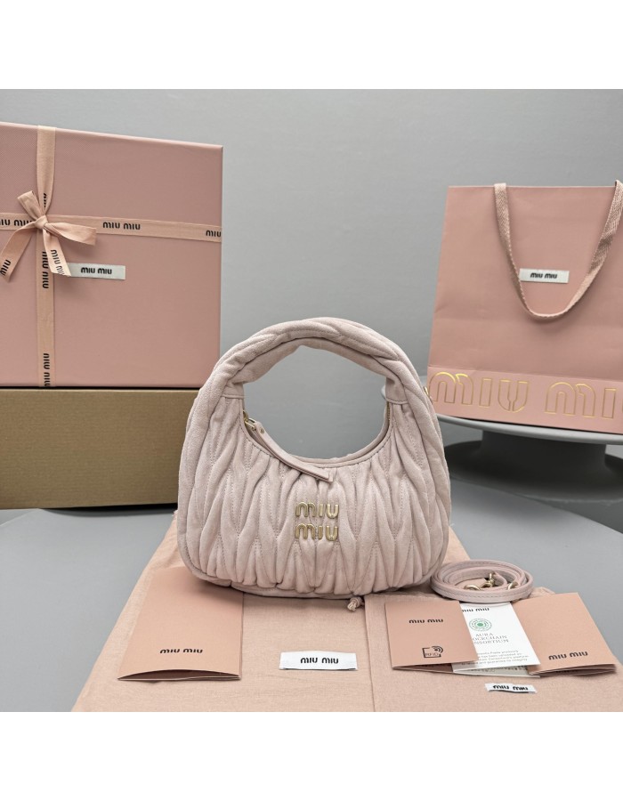 Borsa Wander in pelle scamosciata MIUMIU