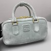 Borsa Arcadie in pelle scamosciata con imbottitura MIUMIU