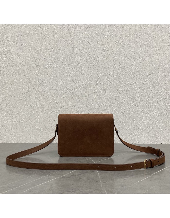 Borsa Teen Triomphe in pelle di vitello lucida CELINE
