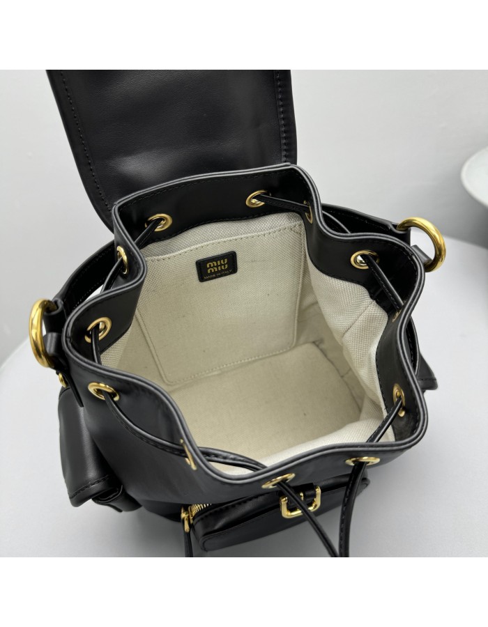 Zaino in pelle MIUMIU