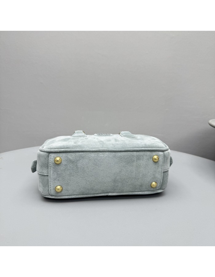 Borsa Arcadie in pelle scamosciata con imbottitura MIUMIU