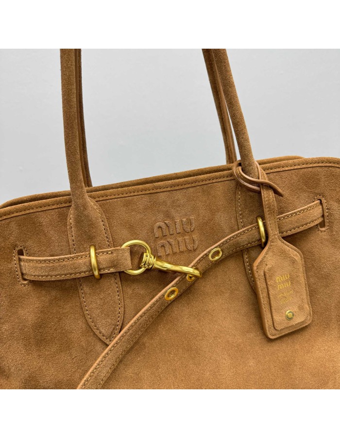 Borsa Aventure in pelle scamosciata MIUMIU