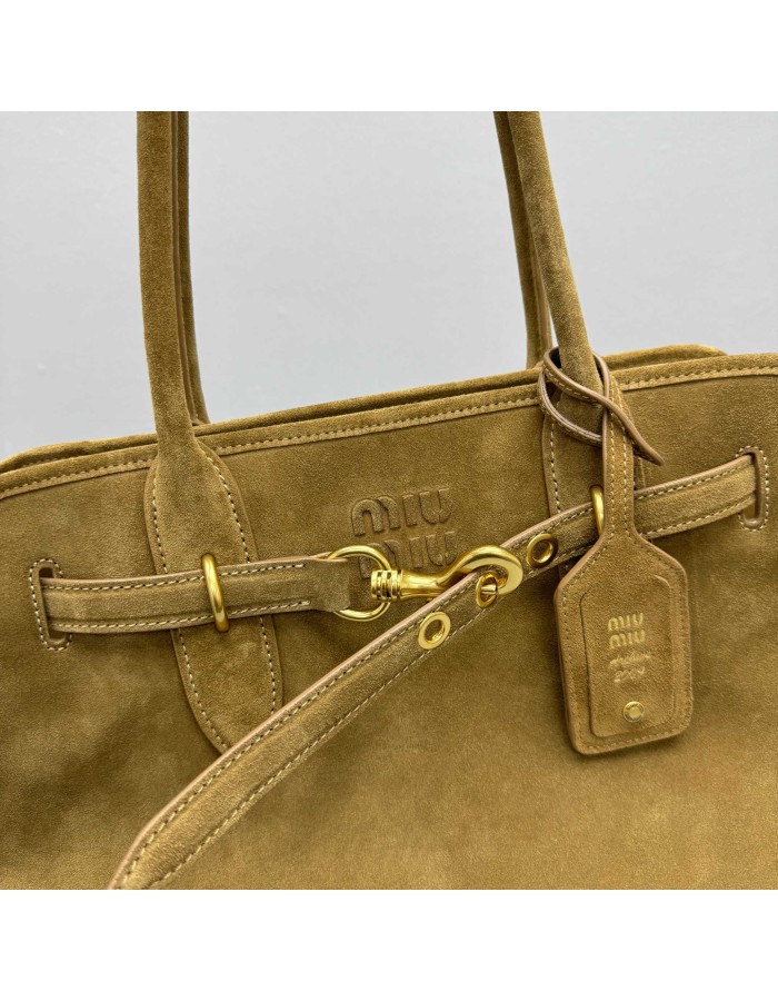 Borsa Aventure in pelle scamosciata MIUMIU