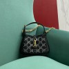 Mini borsa Jackie 1961 in lucertola con cristalli GG GUCCI