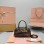 Mini borsa Aventure in nappa MIUMIU