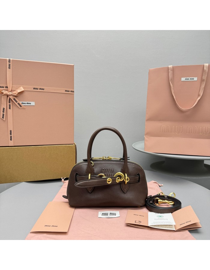 Mini borsa Aventure in nappa MIUMIU