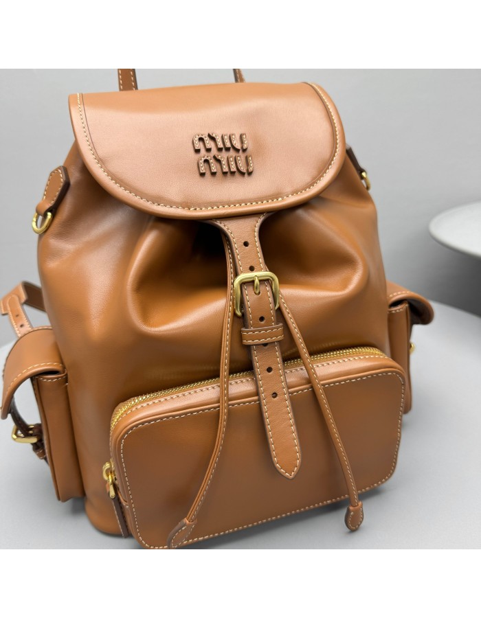 Zaino in pelle MIUMIU