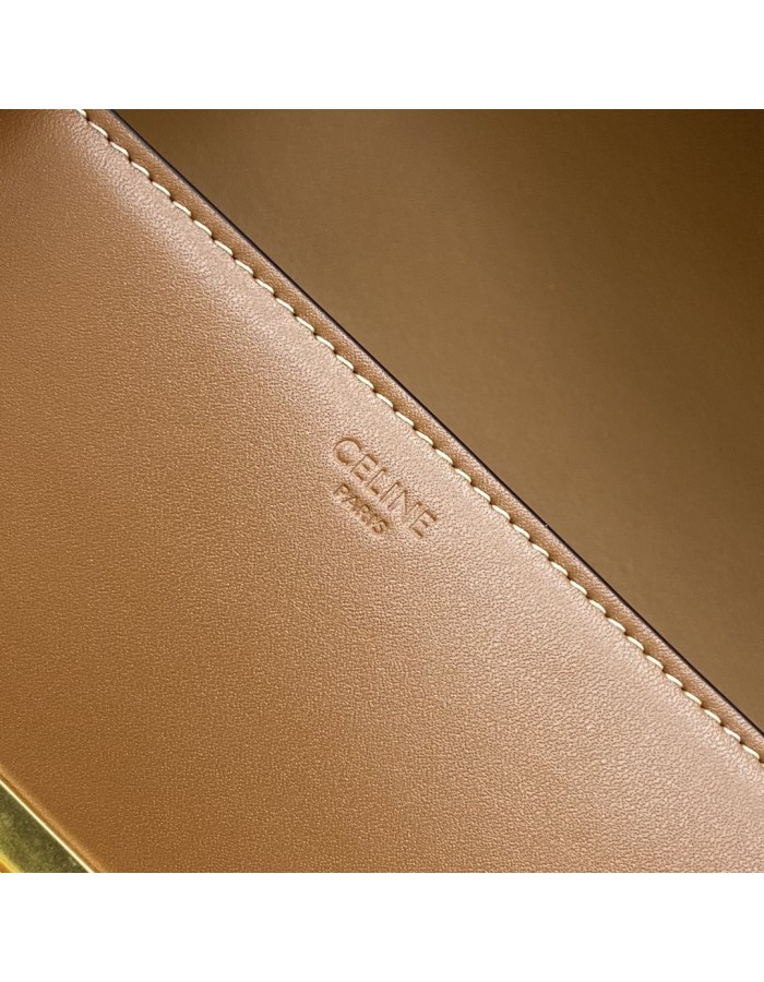 Borsa Teen Triomphe in pelle di vitello lucida CELINE