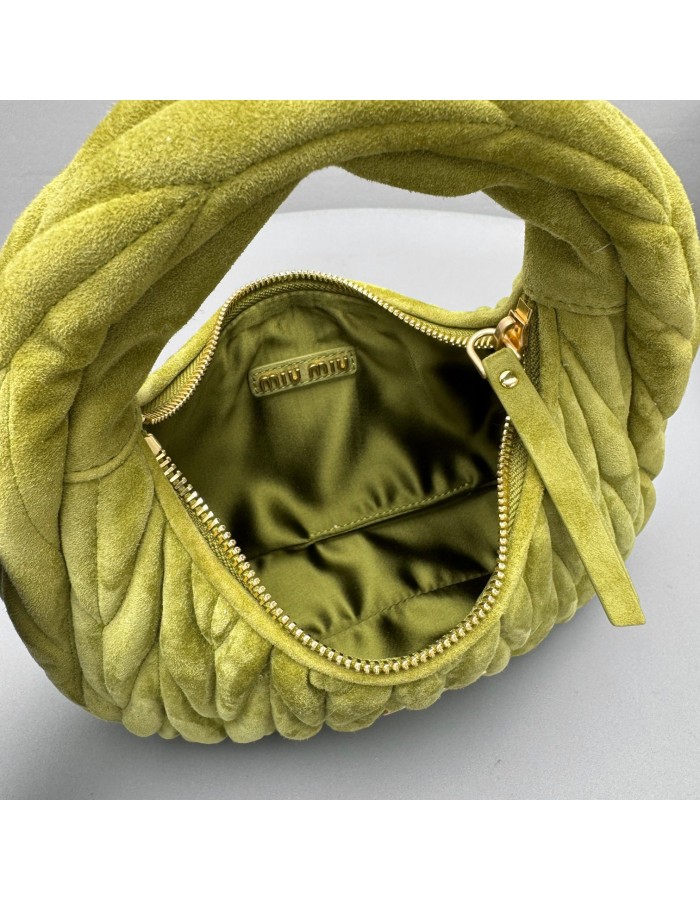 Borsa Wander in pelle scamosciata MIUMIU