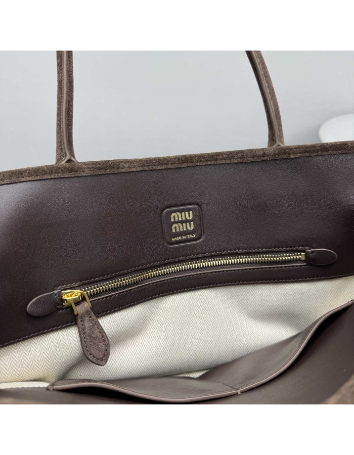 Borsa Aventure in pelle scamosciata MIUMIU