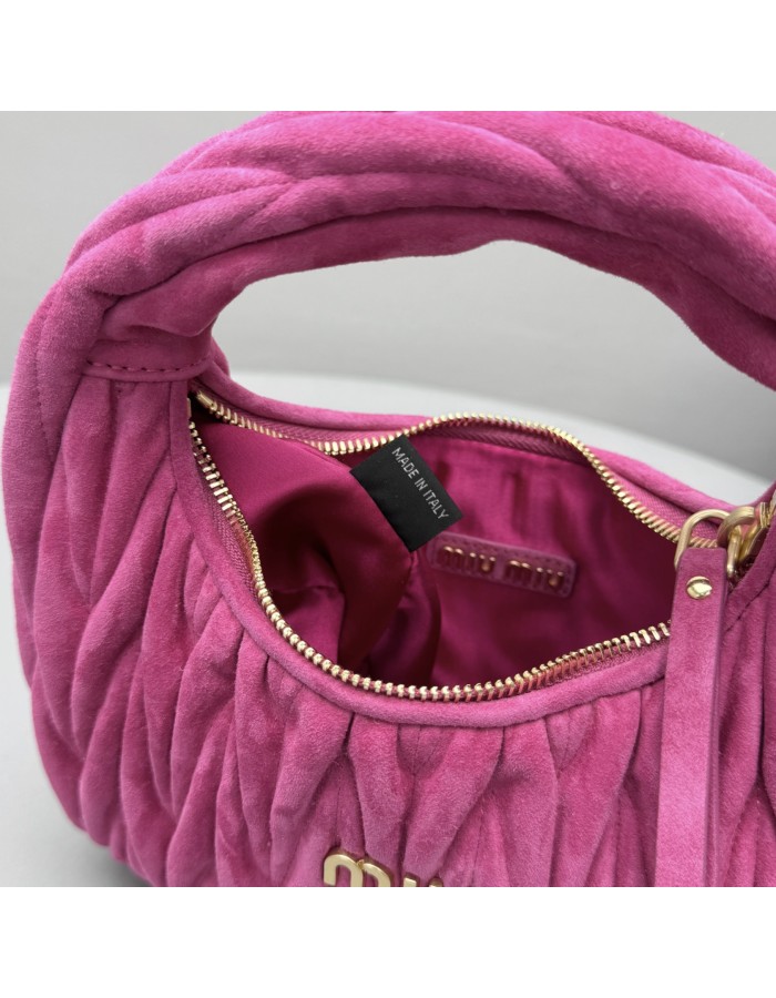 Borsa Wander in pelle scamosciata MIUMIU