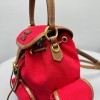 Zaino in canvas e pelle MIUMIU