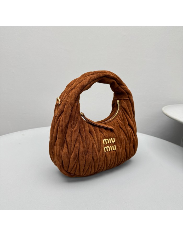 Borsa Wander in pelle scamosciata MIUMIU