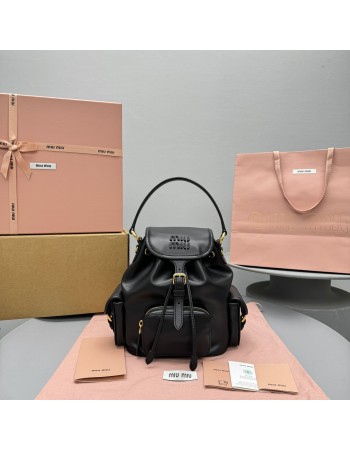 Zaino in pelle MIUMIU