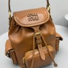 Zaino in pelle MIUMIU