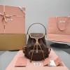 Zaino in canvas e pelle MIUMIU