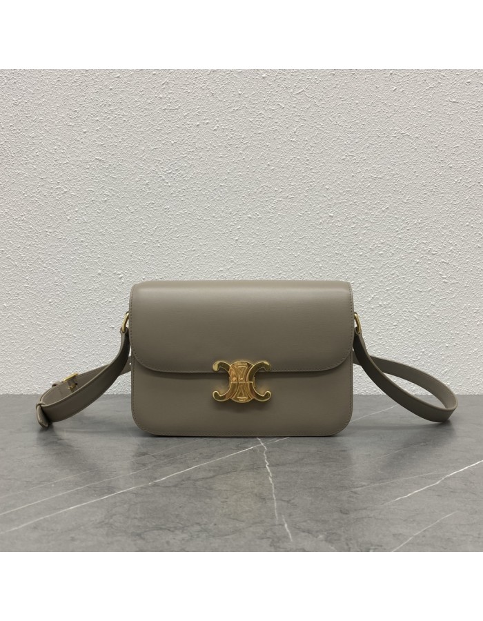 Borsa Triomphe Classique in pelle di vitello lucida CELINE