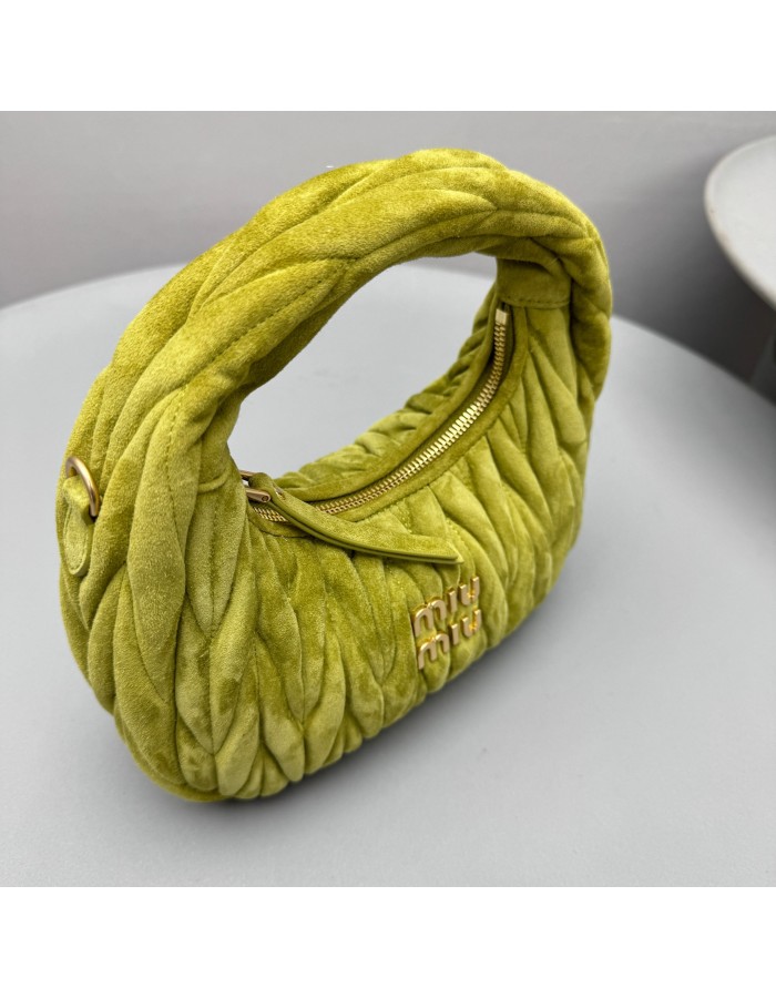 Borsa Wander in pelle scamosciata MIUMIU